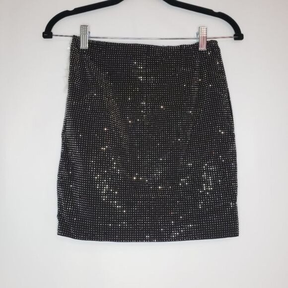 Aqua Luxe Capsule Studded mini skirt Size XS - Picture 2 of 9
